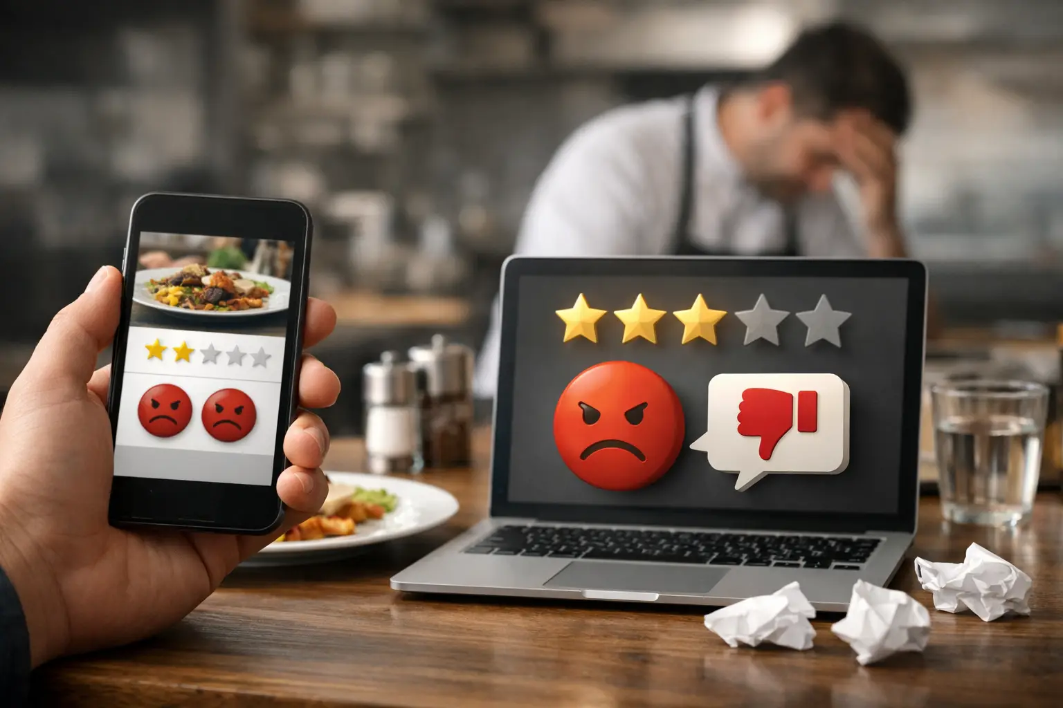 Avis négatifs restaurant Google - que faire ?