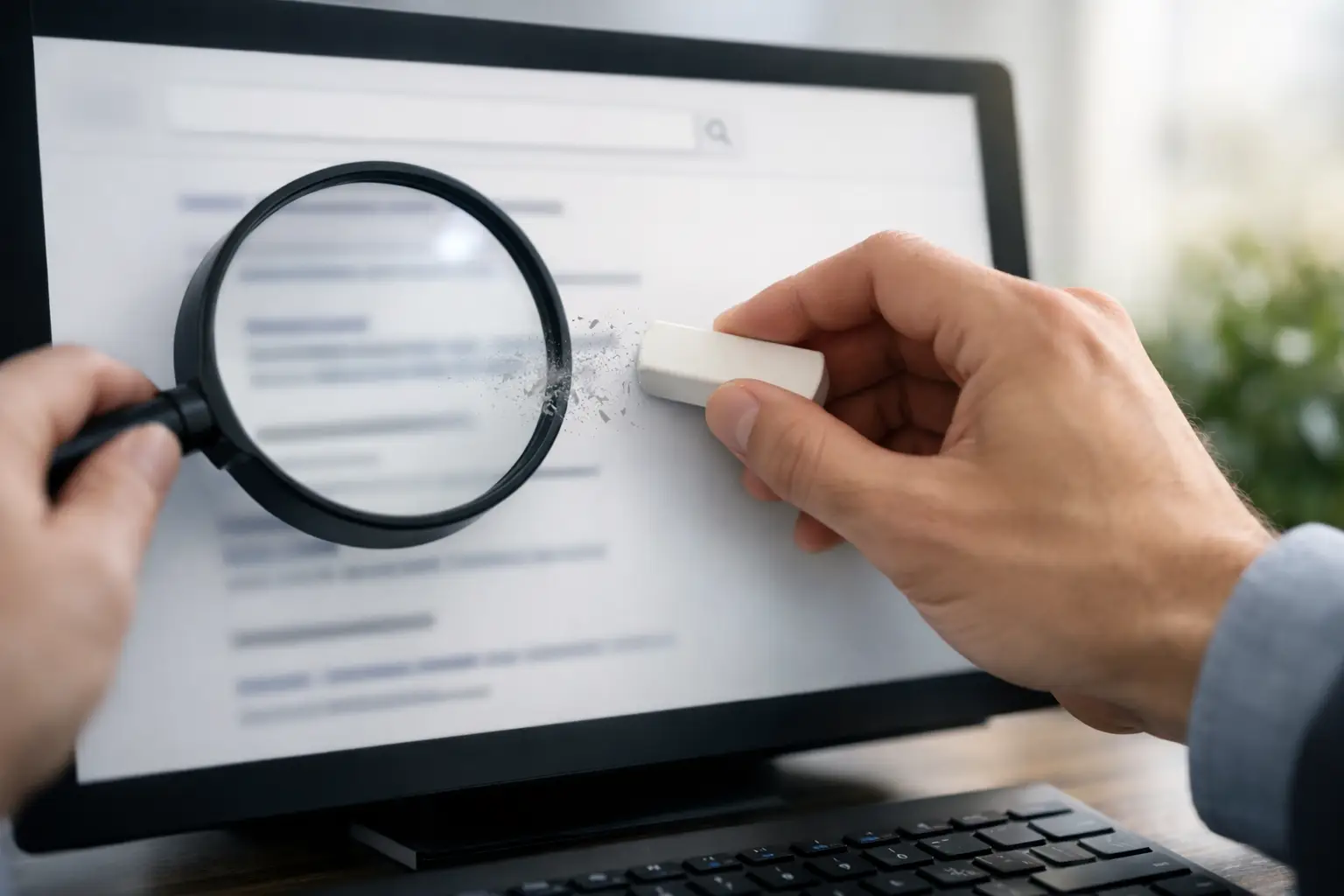 Comment effacer un résultat de recherche