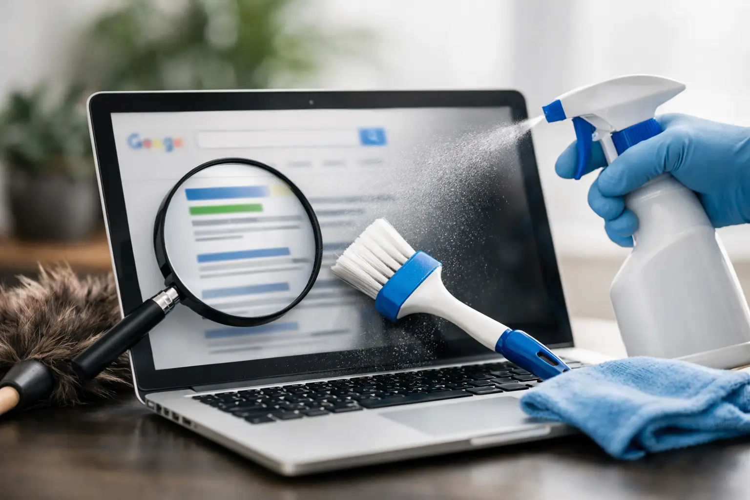 Guide nettoyage résultats Google efficace