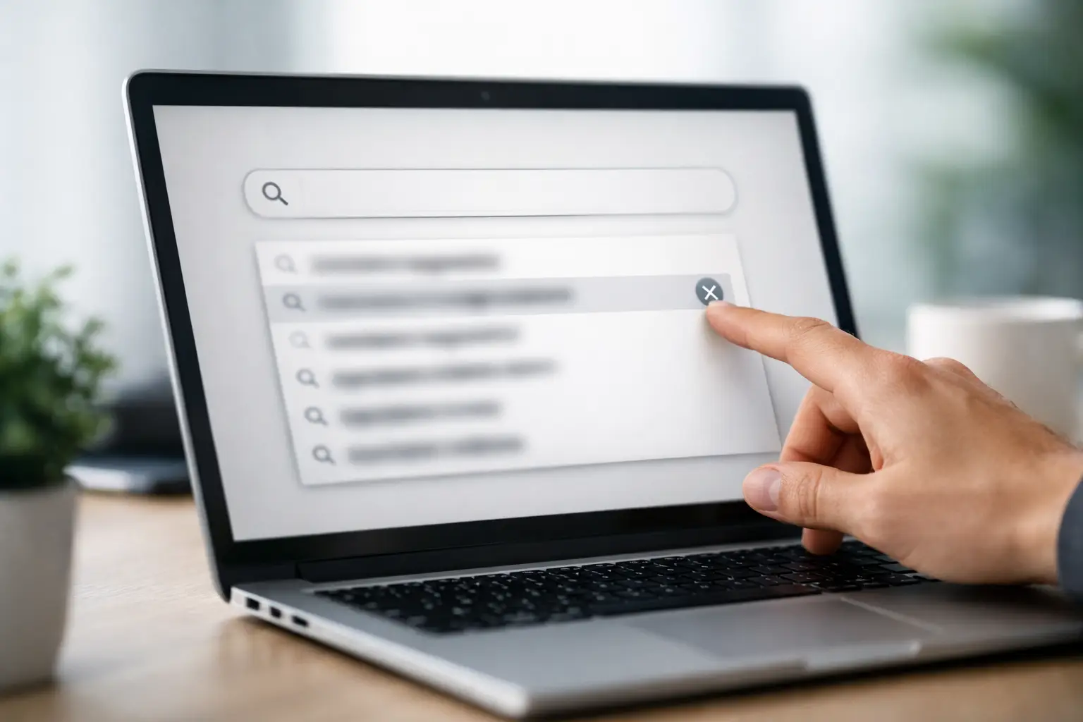 Supprimer suggestion Google efficacement