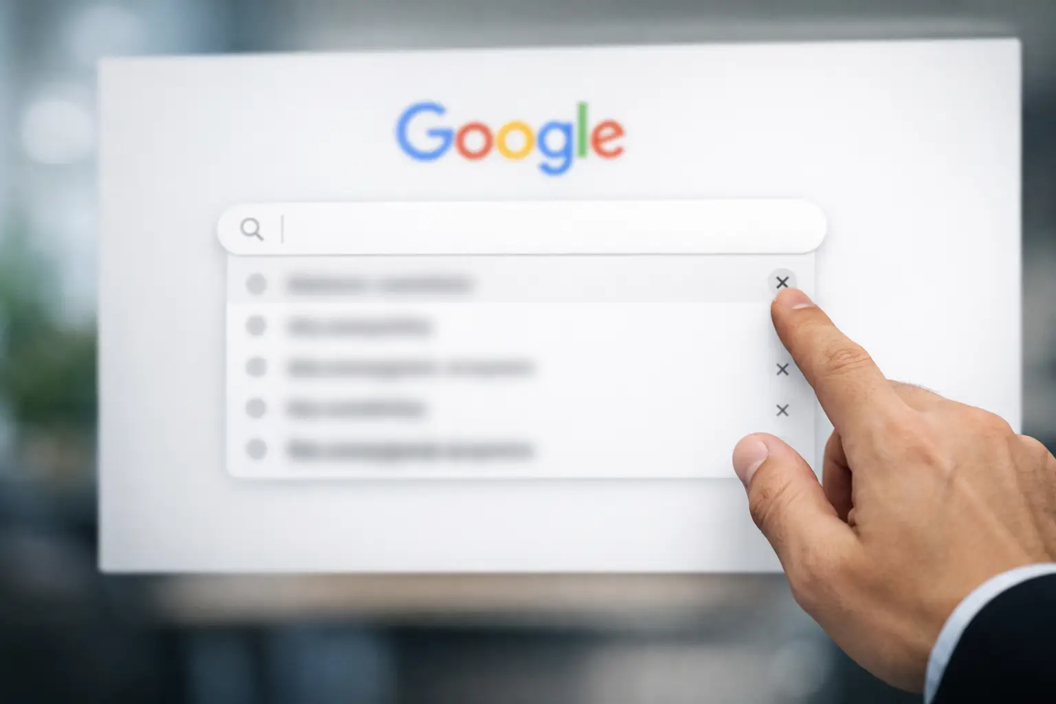 Comment faire disparaître autocomplete Google