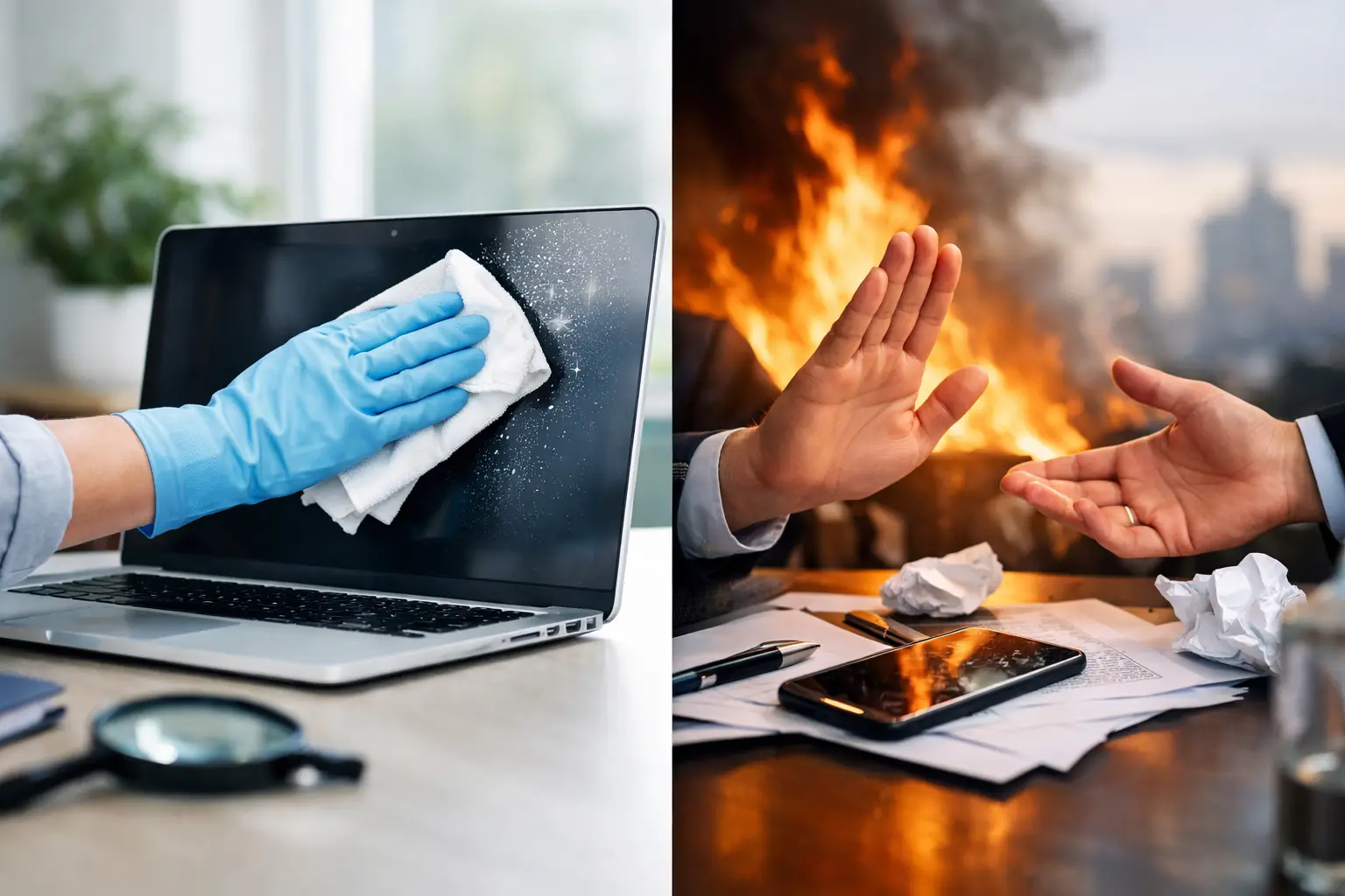 Nettoyage réputation ou communication de crise ?
