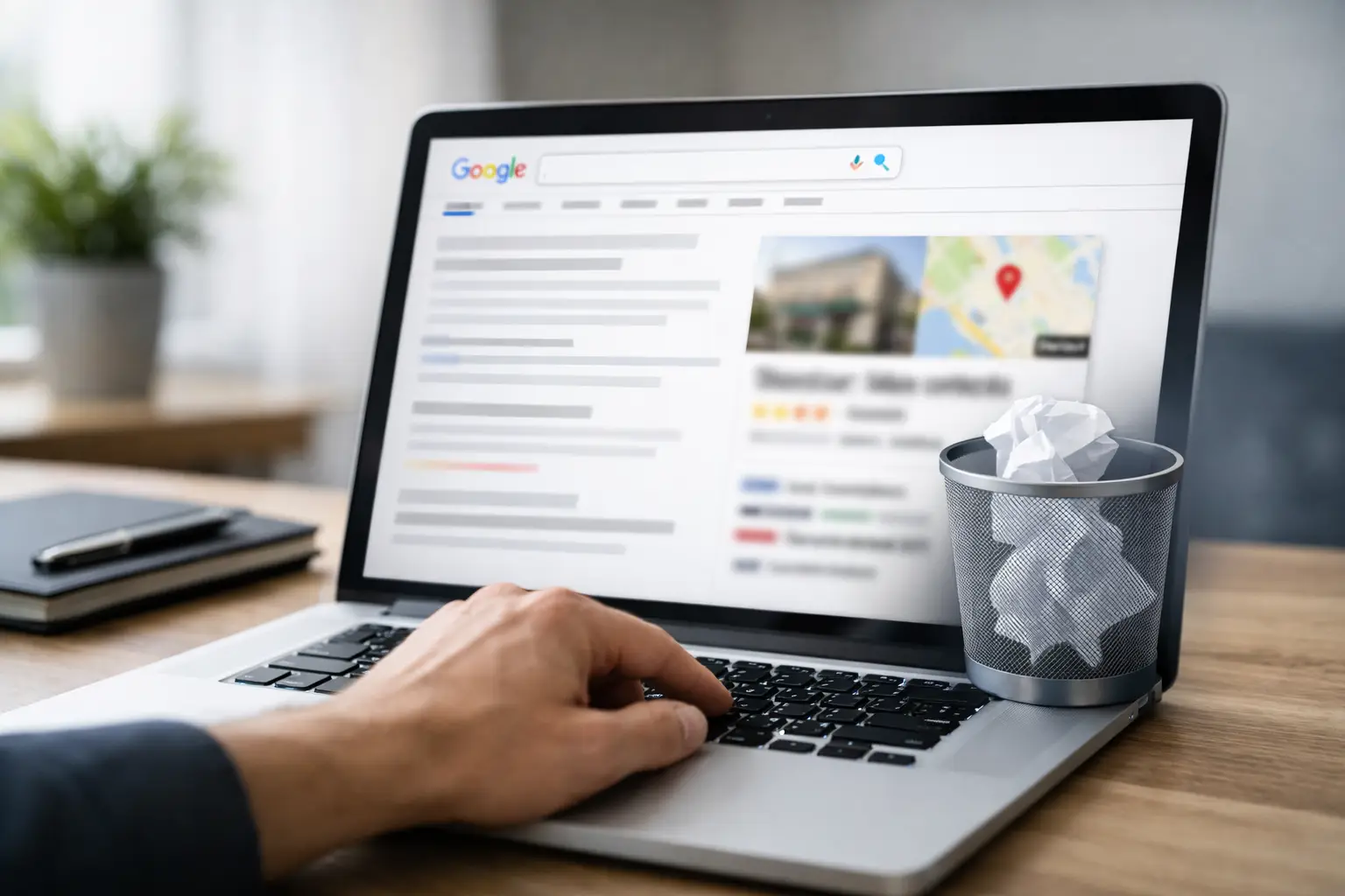 Supprimer une fiche Google diffamatoire