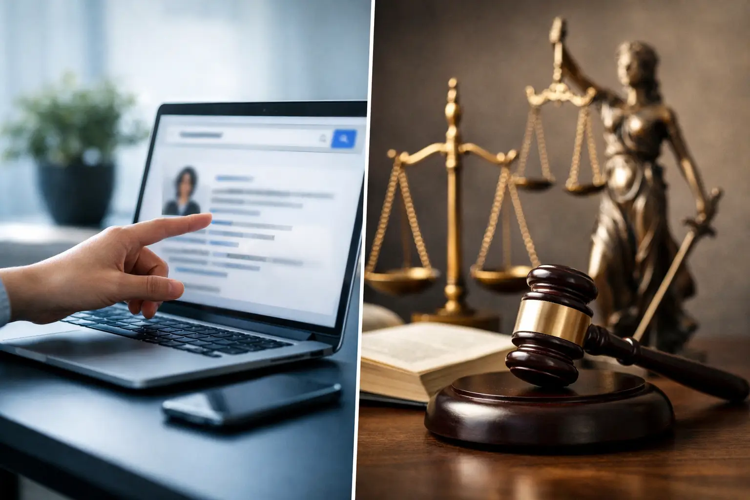 Déréférencement ou action en justice, que choisir ?