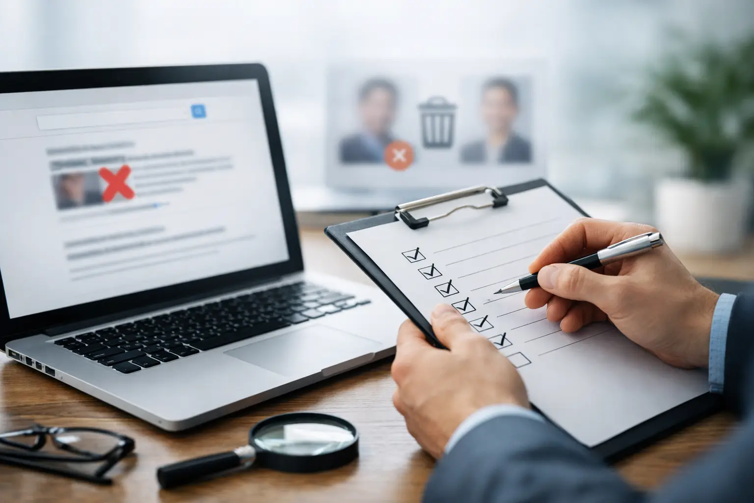 Évaluation d’un service de déréférencement