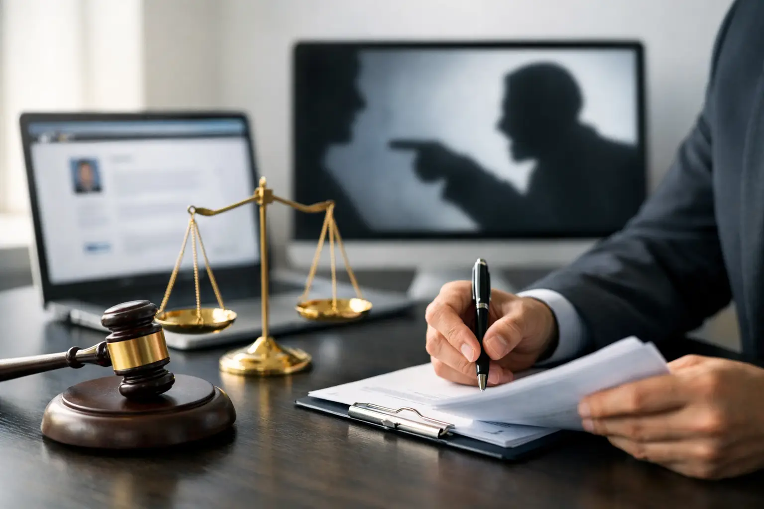Recours contre un contenu calomnieux